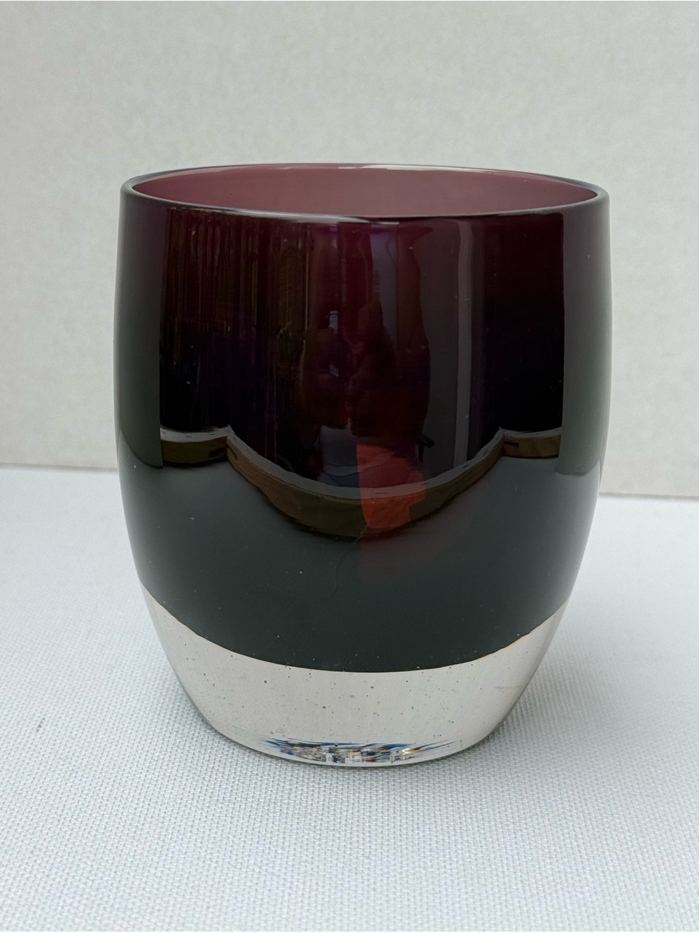 GlassyBaby Plum Glass Accent